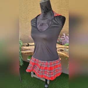 Plaid Red Women's Dress